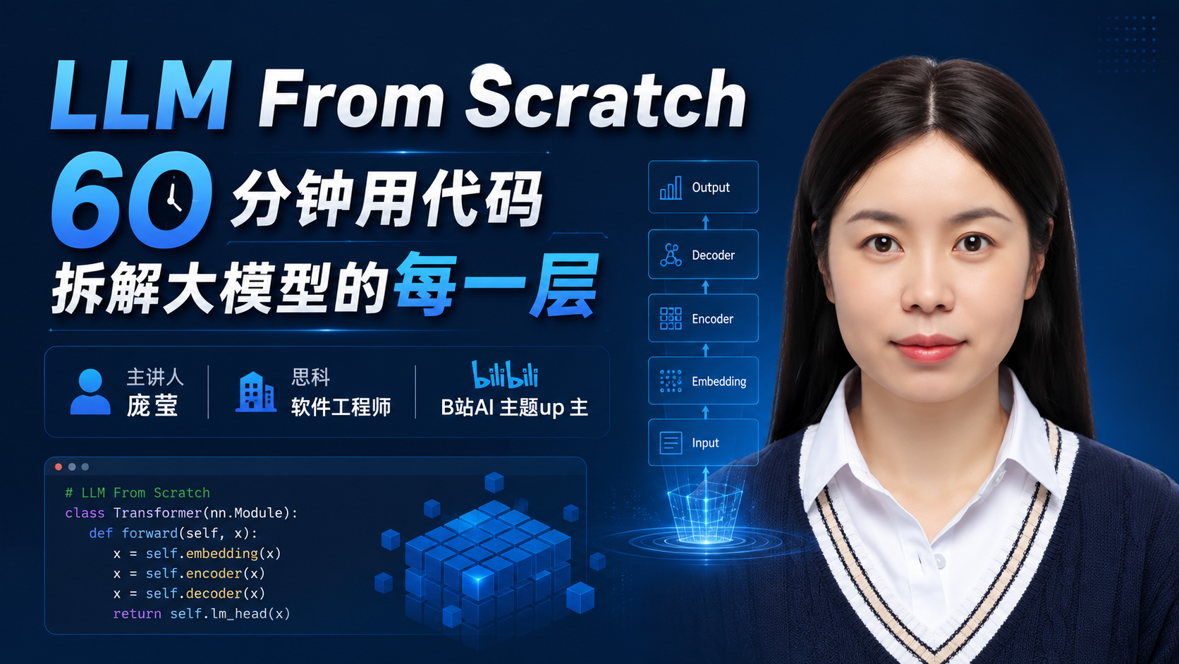 LLM From Scratch：60 分钟用代码拆解大模型的每一层